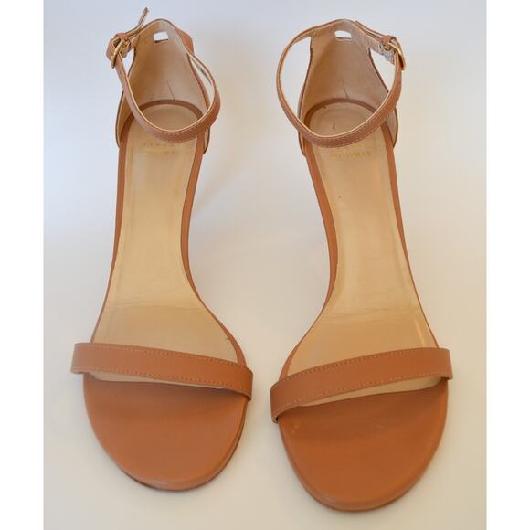 Stuart Weitzman Nunakedstraight Strap Sandal Heel - Picture 3 of 8